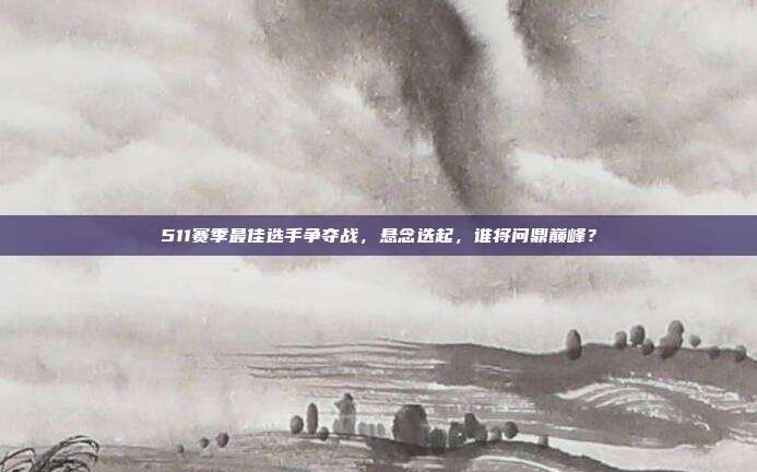 511赛季最佳选手争夺战，悬念迭起，谁将问鼎巅峰？  第1张