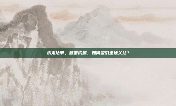 未来法甲，破茧成蝶，如何吸引全球关注？  第1张