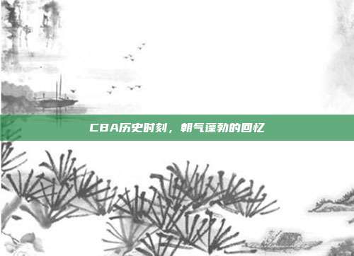 CBA历史时刻，朝气蓬勃的回忆  第1张